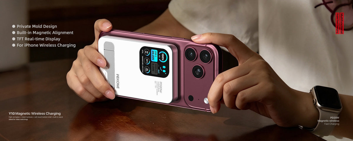 Magnetic Wireless <br>
Desktop Charging Solutions for iPhone Setups