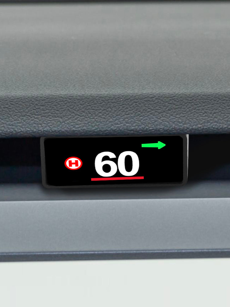 VERKOKAPPA Tesla Heads up Display Mini HUD Model 3/Y 2019-2023 Embedded Design LCD HD Speedometer Display Speed (X2)