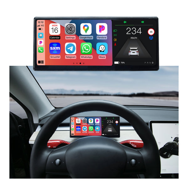 Tesla Model Y/3 2019-2023 HUD T3 Tesla Carplay Tesla Heads Up